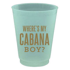 Where's My Cabana Boy Party Cups