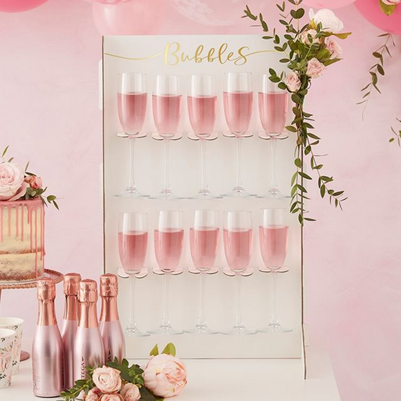 Prosecco Bubbly Drinks Wall Holder