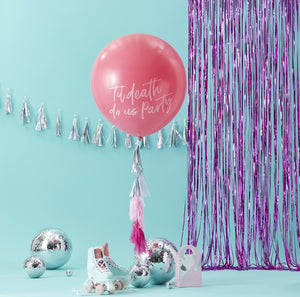 Giant Pink Til Death Do Us Party Balloon Kit