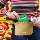 ALL FOR TACOS SCALLOPED CARD HOLDER